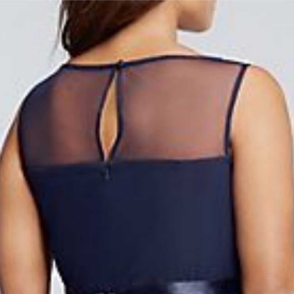 NWT Eliza J Illusion Lace Homecoming Prom Party Wedding Guest Beautiful Dress S - Picture 5 of 16